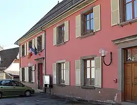 The town hall of Oberbruck