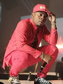 Olamide performing at the first edition of his OLIC concert