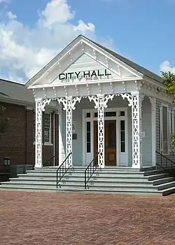 Old Marion City Hall, built in 1832.  It now houses the Alabama Military Hall of Honor.