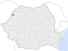 Location of Oradea