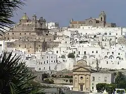 The medieval town of  Ostuni