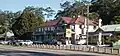 The pub and general store at Ourimbah show a scene which is familiar in most towns.