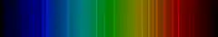 Color lines in a spectral range