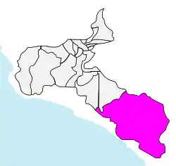 Pérez Zeledón canton in San José province