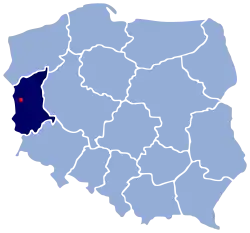 Location of Rzepin