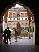 Guests in the Comares Palace