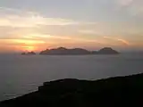 Palmarola viewed from Ponza.