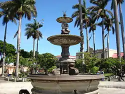 Central square of Heredia