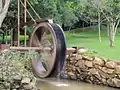 Overshot waterwheel