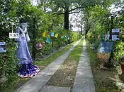 "The Pathway of Poems for Peace" is the landscape installation created for the World Peace Day 2015, Agliè Italy