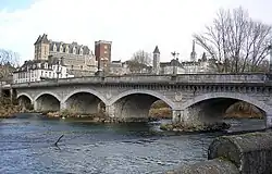 The Chateau above the Gave de Pau