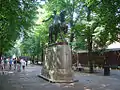 Statue of Paul Revere outside the Old North Church