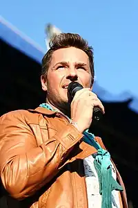 Peter Jöback during Stockholm Pride 2007