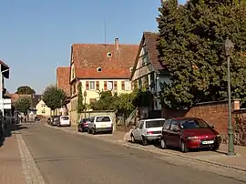 The street in Pfettisheim