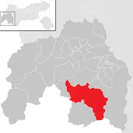 Location in the district