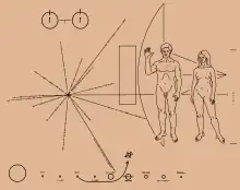 The Pioneer plaque