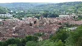 A general view of Plombières-lès-Dijon