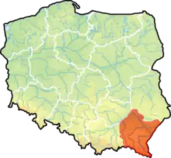 Location within Poland