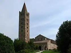 A view of the Pomposa Abbey