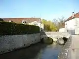 The Boutonne flowing through Dampierre-sur-Boutonne.