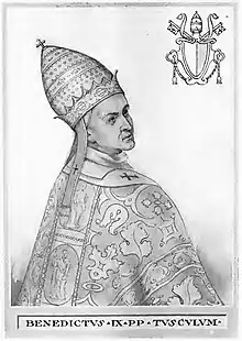 Pope Benedict IX (r. 1032–1044)