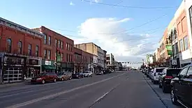 Looking north along Huron Avenue