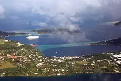 Aerial view of Port Vila.