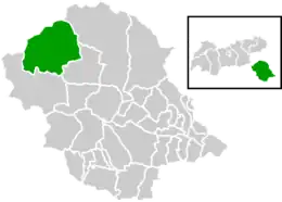 Location within Lienz district