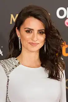 A photograph of Penélope Cruz at the 32nd Annual Goya Awards