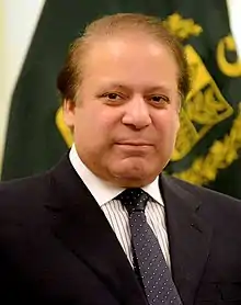 Nawaz Sharif(PML-N) 13th, served 1990–1993, 1993, 1997–1999, 2013–2017  (1949-12-25) December 25, 1949 (age 74)