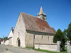 The church of Saint-Laurent, in Primelles