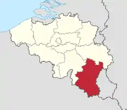 Location of Luxembourg