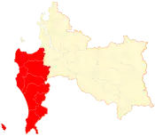 Location in the Bío Bío Region