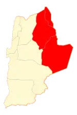 Location in the Antofagasta Region