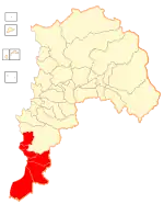 Location in the Valparaíso Region