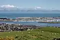 Pwllheli Marina viewed from Pen-y-Garn