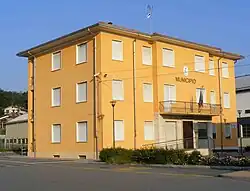 The town hall in Quaregna