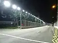 The Raffles Avenue after Turn 14