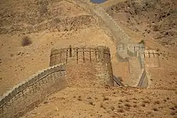 Ranikot Fort "(Great Wall of Pakistan)".