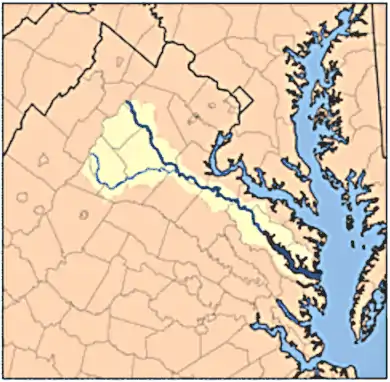 Rappahannock River watershed