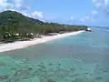 A beach on Rarotonga