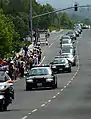 Funeral motorcade for former United States President Ronald Reagan in Simi Valley, California, 2004