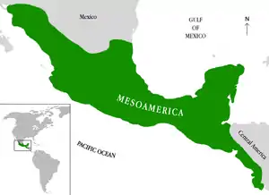 Map of Mesoamerica