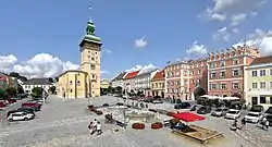 Main square of Retz