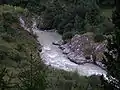 Rapids on the Rhone River, Switzerland