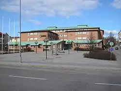 Ljusdal Municipality Building on Rio square