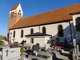 The church of Saint-Jean-Baptiste in Saessolsheim