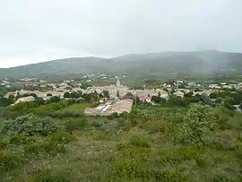 Overlooking the town of Saint-Remèze