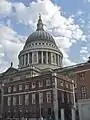 St. Paul's Cathedral, north side with the Chapter House (also by Wren)