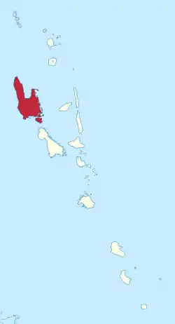 Location in Vanuatu